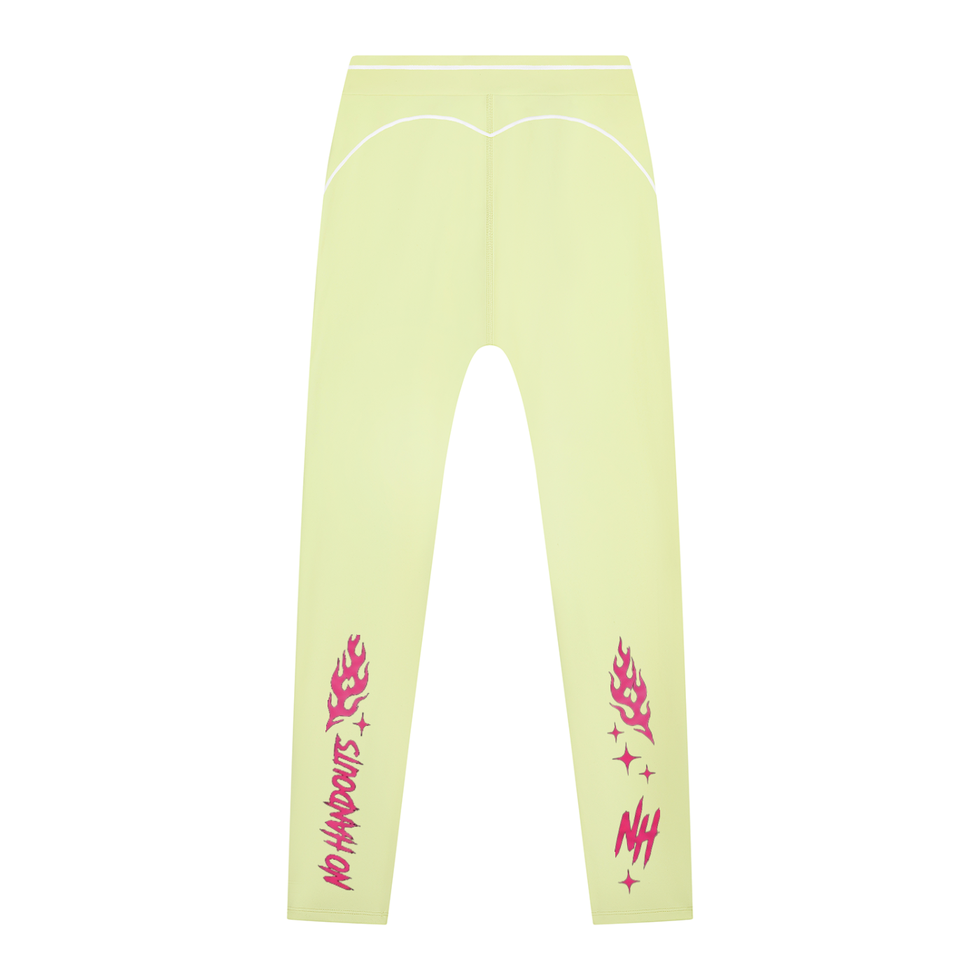No Handouts Women's High Rise Topstitching Leggings