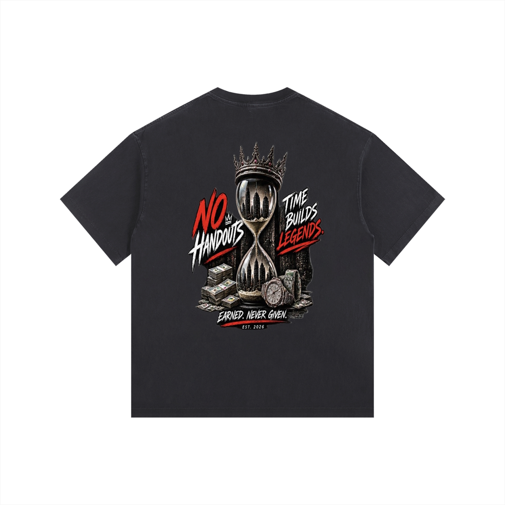 Vintage Washed Oversized Cotton T-Shirt