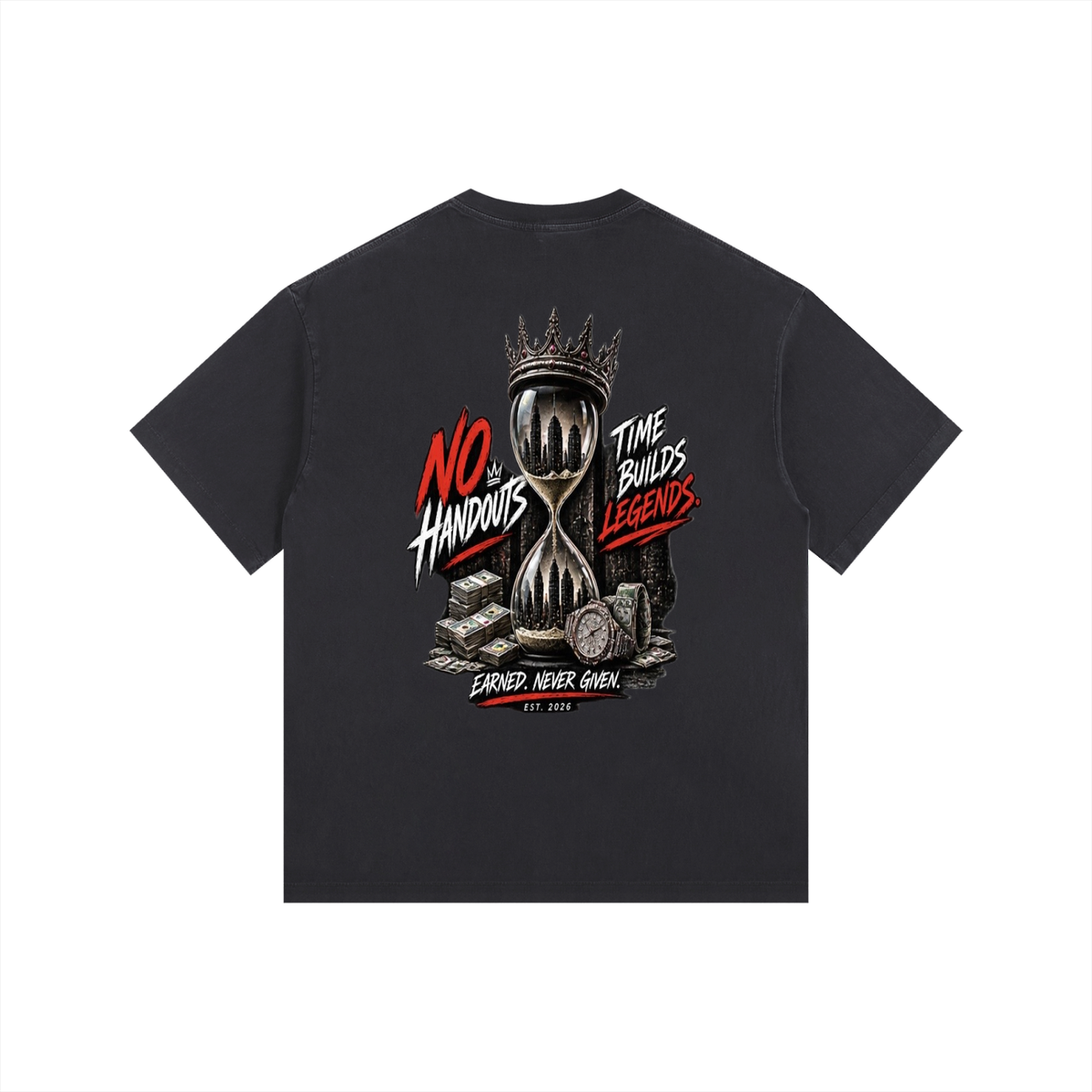 Vintage Washed Oversized Cotton T-Shirt