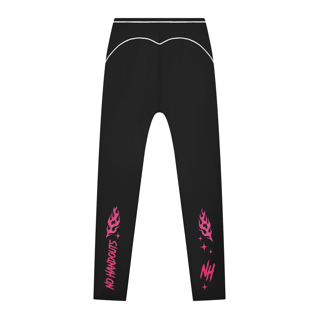 No Handouts Women's High Rise Topstitching Leggings