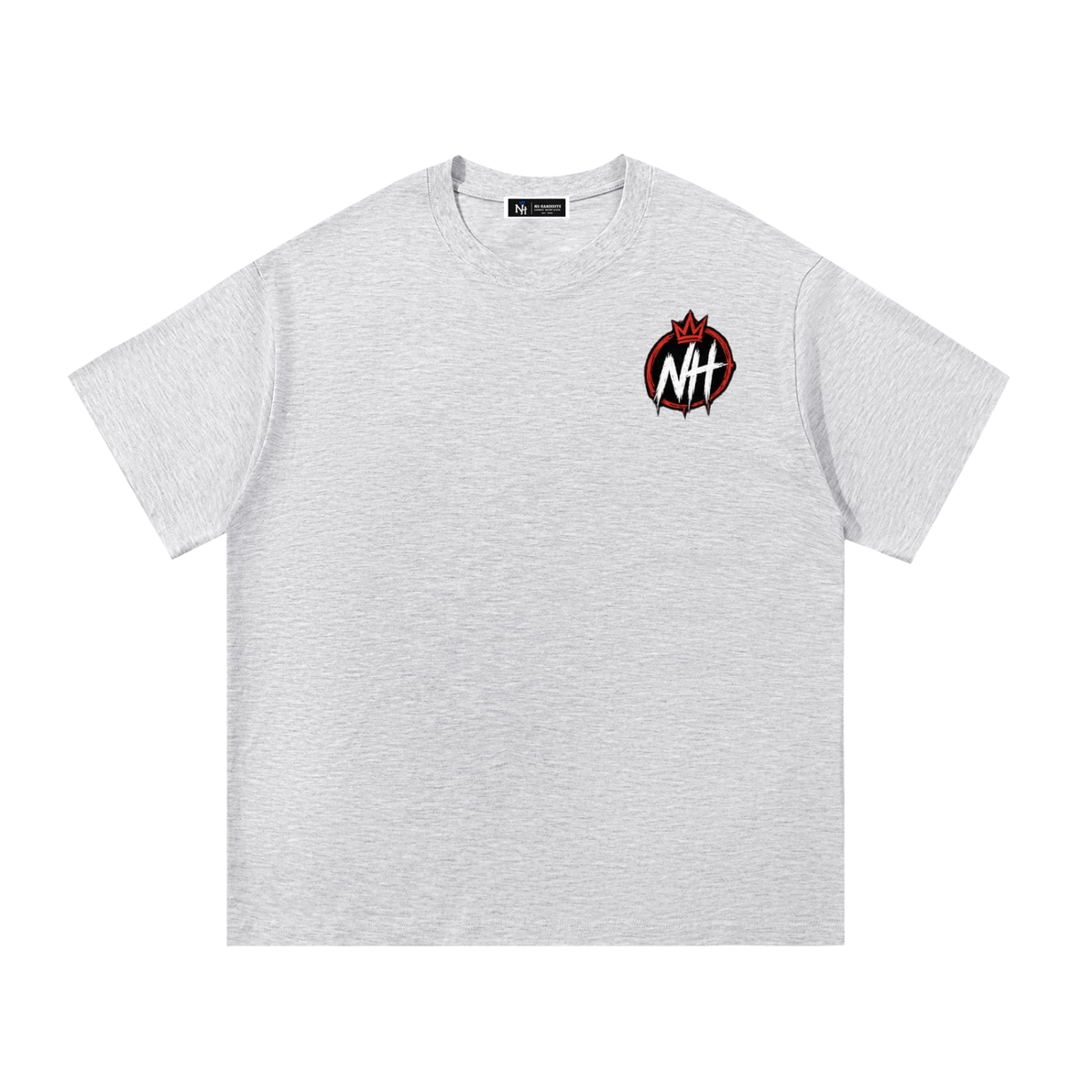 No Handouts — Red NH Crest Tee