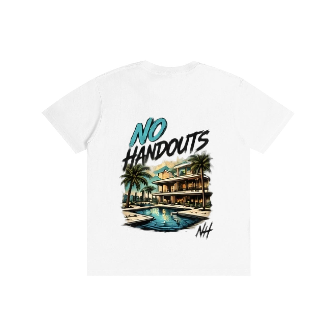 No Handouts Pure Cotton Unisex T-Shirt