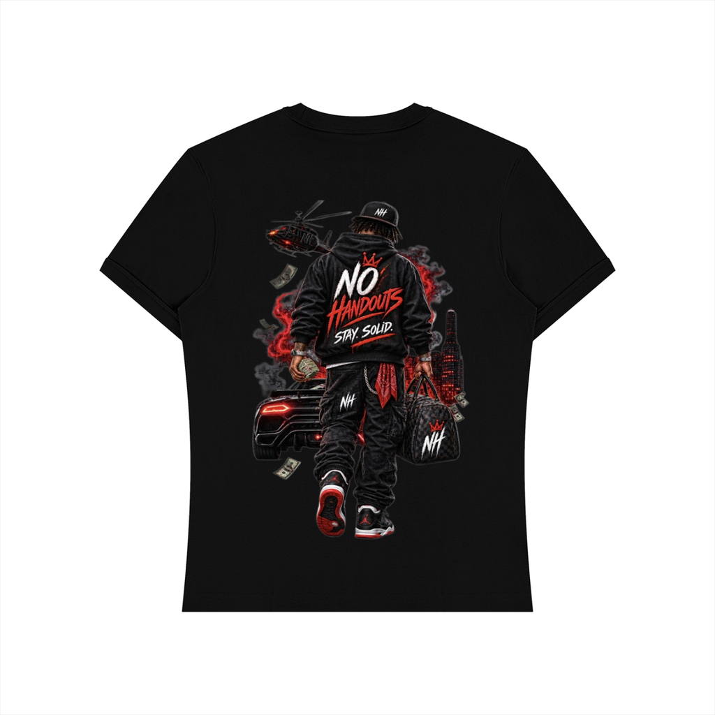 Men’s red and black