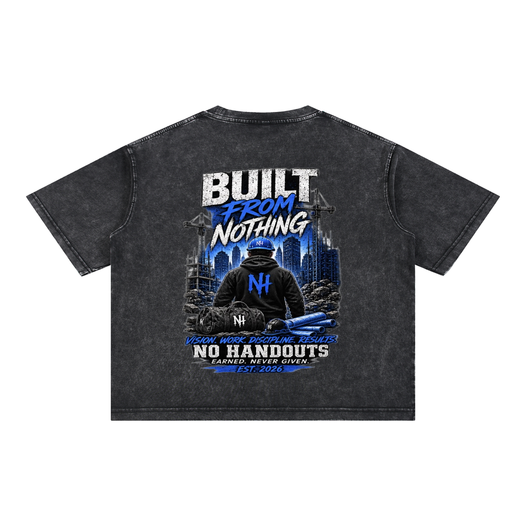 Mineral Wash Boxy Cotton T-Shirt
