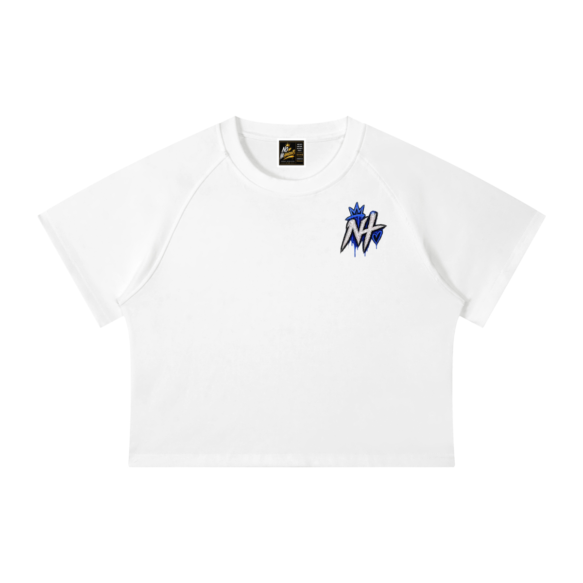 Women's Mineral Wash Raglan Crop T-Shirt