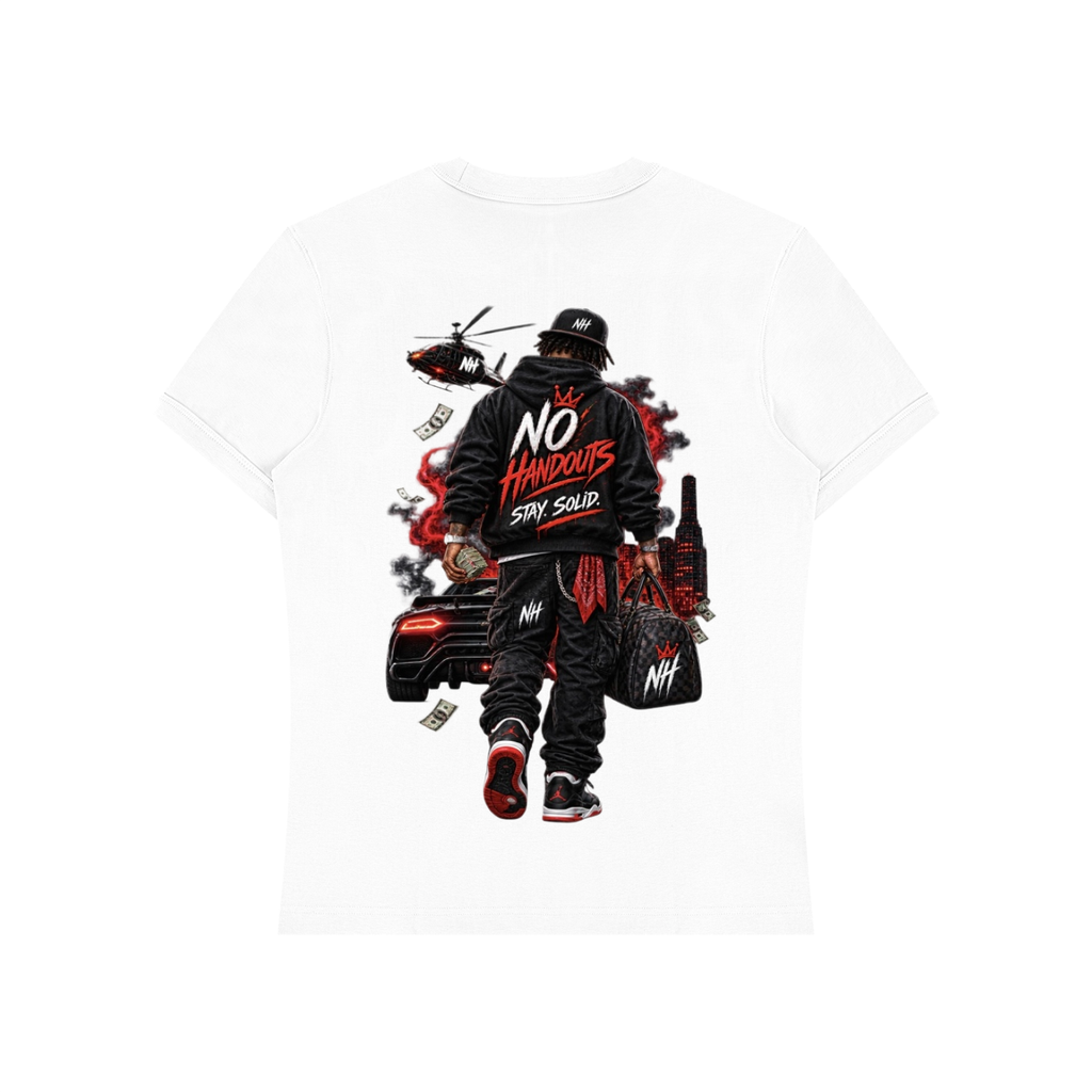 Men’s red and black