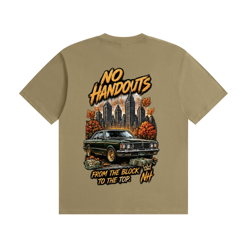 No handouts Seamless Cotton T-Shirt