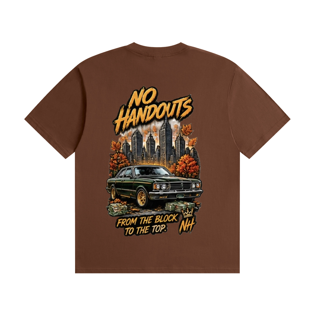 No handouts Seamless Cotton T-Shirt