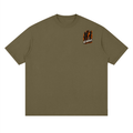 Fall No Handouts Streetwear Loose Drop Shoulder T-Shirt