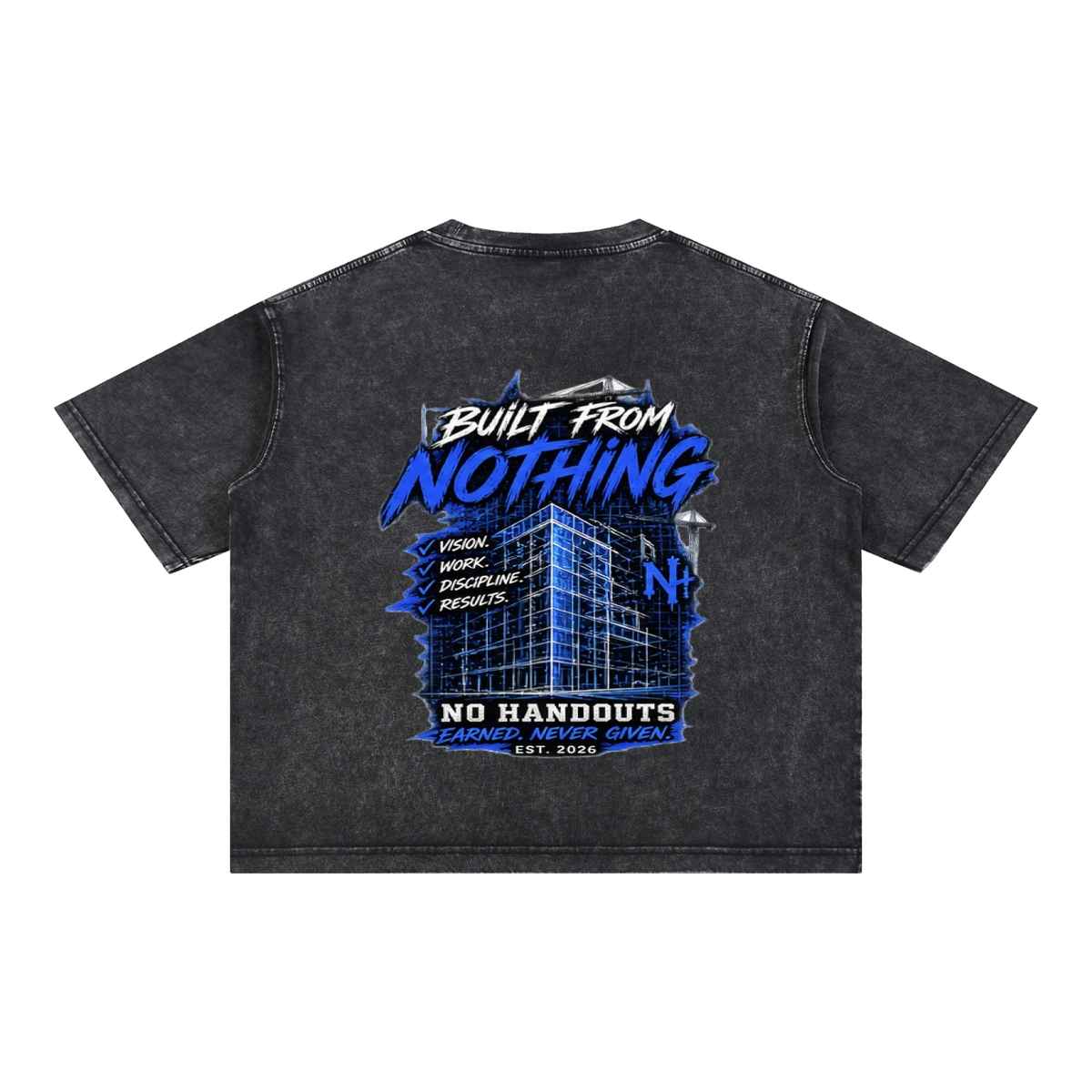 Built From Nothing — Blueprint Tee