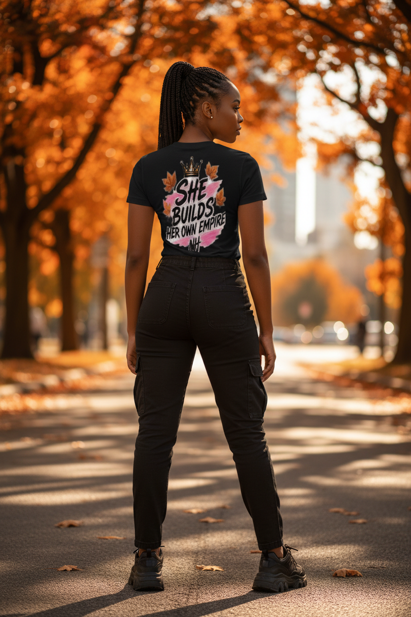 Fall No Handouts Women's Regular Fit Crewneck T-Shirt