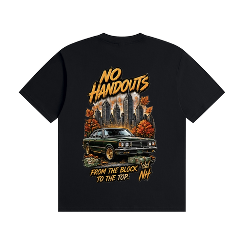 No handouts Seamless Cotton T-Shirt