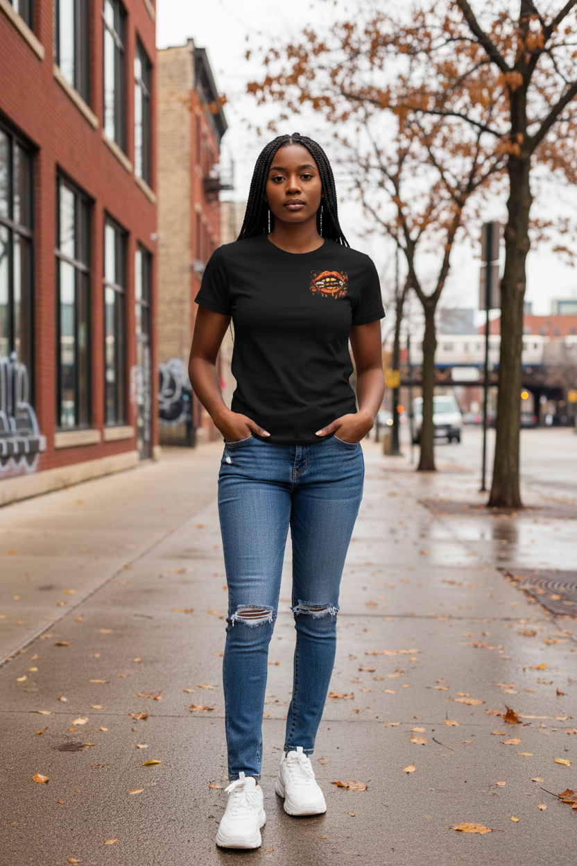 Black Tee Front