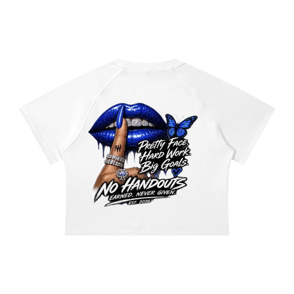 Women's Mineral Wash Raglan Crop T-Shirt
