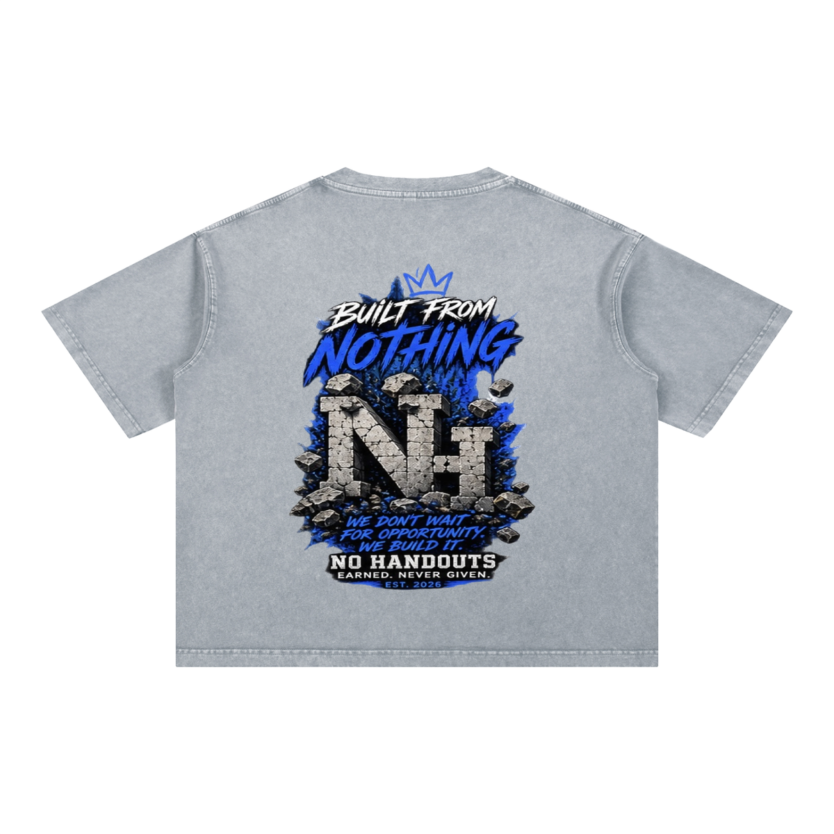 Built From Nothing — Bricks Tee