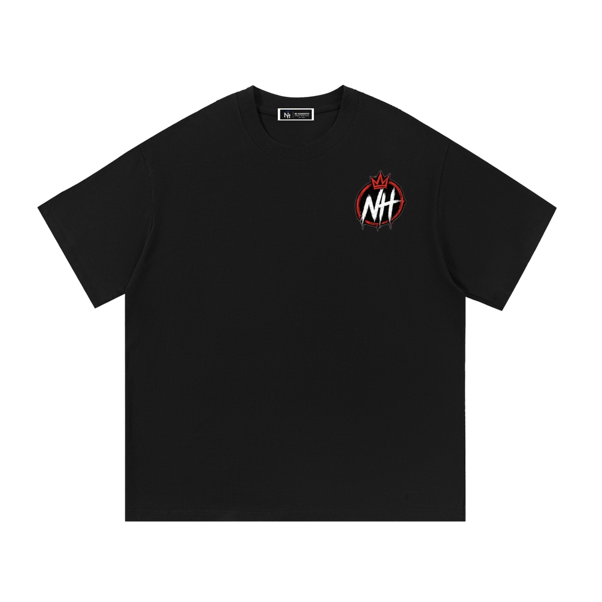 No Handouts — Red NH Crest Tee