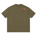 Fall No Handouts Streetwear Loose Drop Shoulder T-Shirt