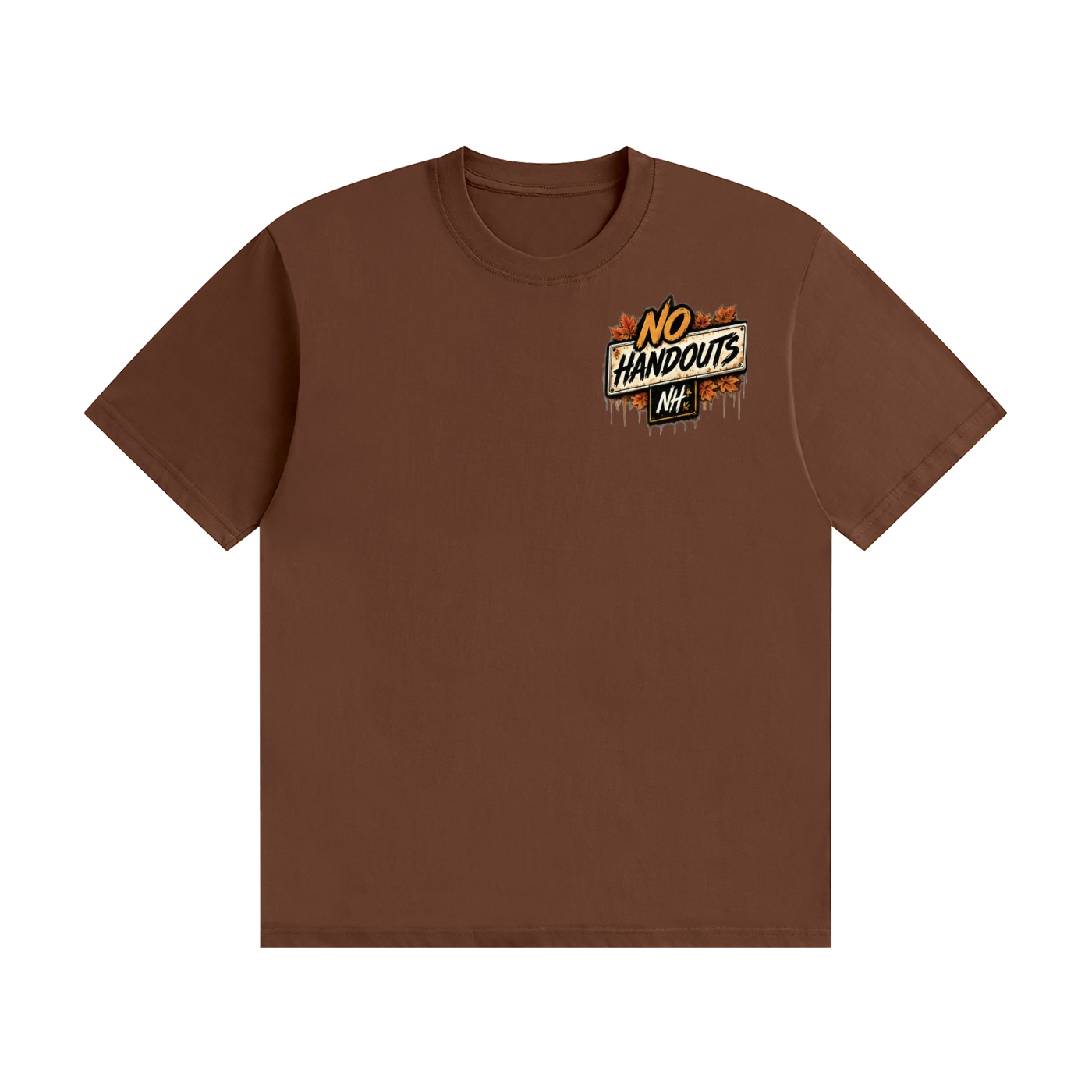 No handouts Seamless Cotton T-Shirt