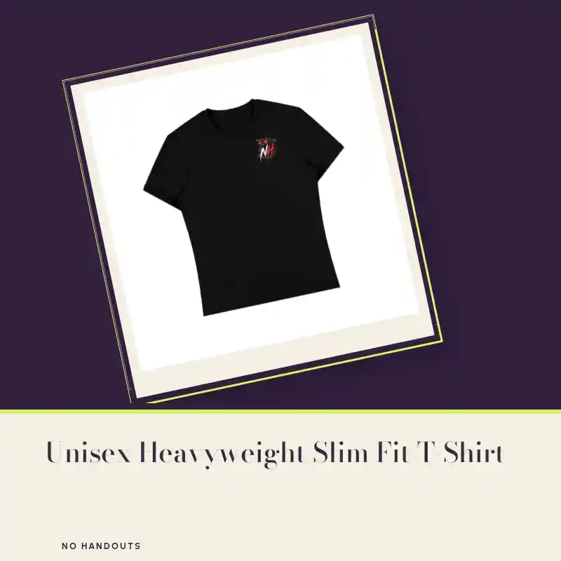 Unisex Heavyweight Slim Fit T-Shirt by@Outfy