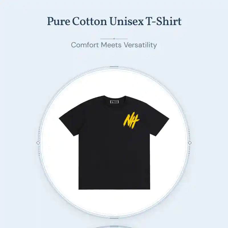 Pure Cotton Unisex T-Shirt by@Outfy
