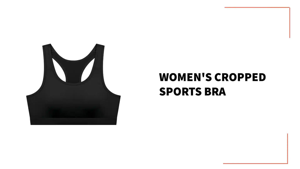 Women's Cropped Sports Bra by@Outfy