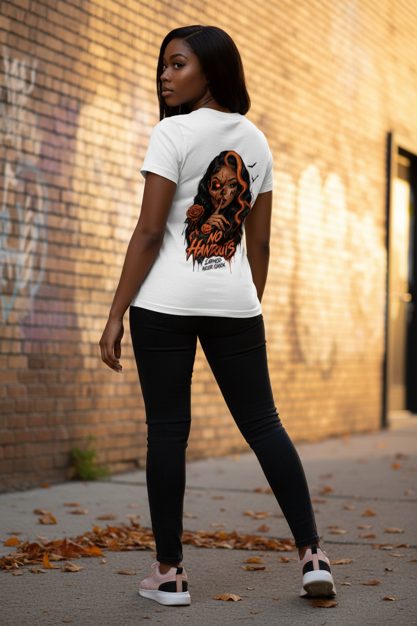 White Tee Back